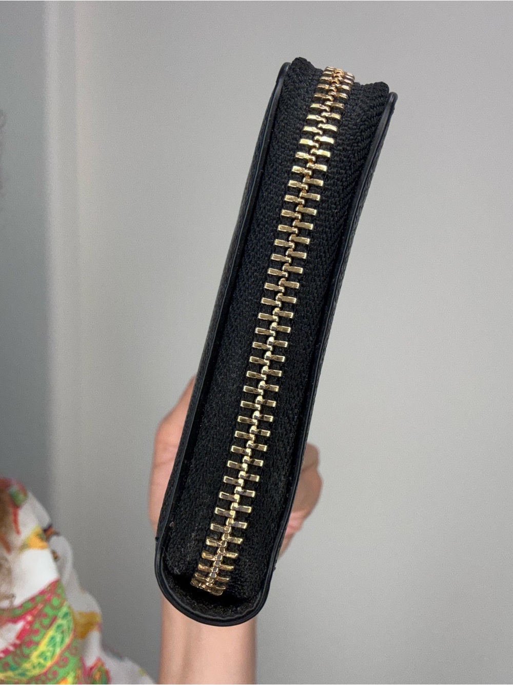 Coach black leather long zip wallet - Picture 13 of 15